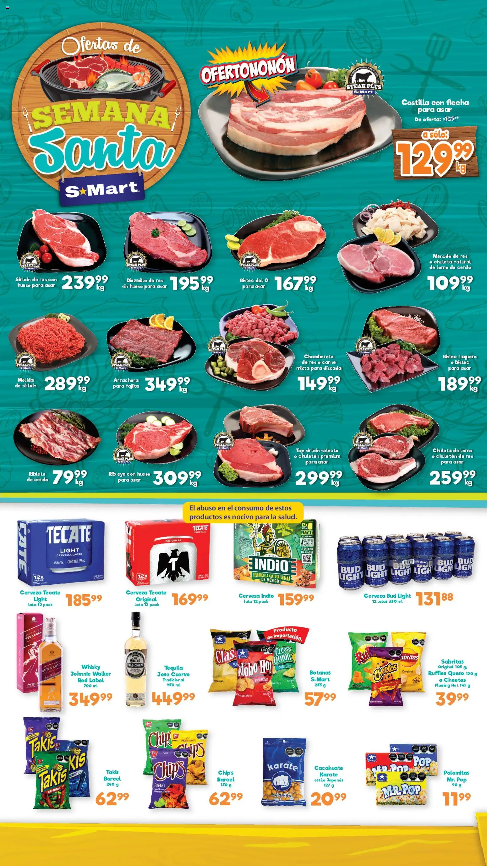 Vista previa las ofertas de la tienda S-Mart - S-Mart folleto Ofertas de feria Monterrey desde el 04/04/2026 
