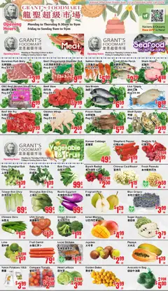 Preview of leaflet Weekly Flyer - Grant’s Foodmart from shop Oceans is valid from Sep 12, 2025