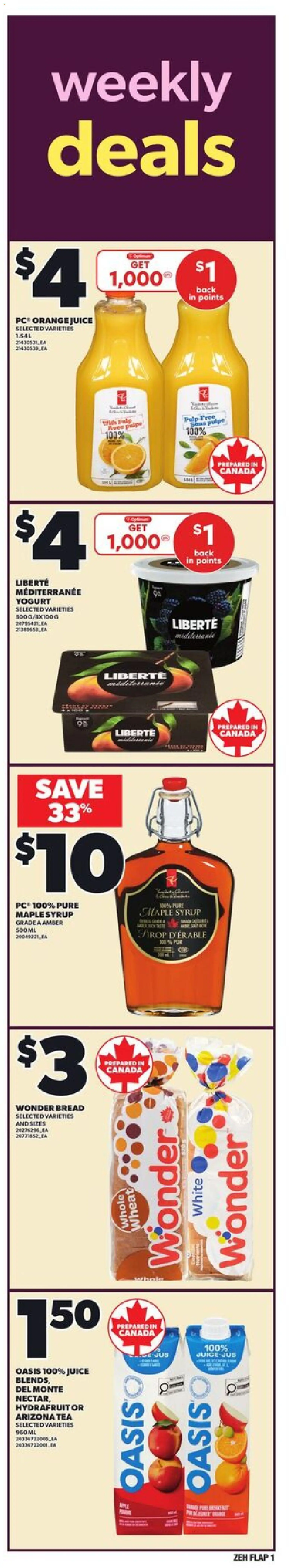 Preview of leaflet Weekly flyer / circulaire from shop Zehrs is valid from Jan 15, 2026