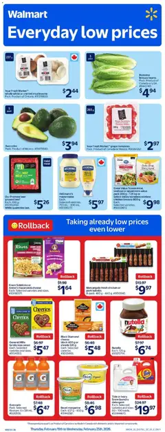 Preview of leaflet Weekly Flyer from shop Walmart is valid from Feb 19, 2026