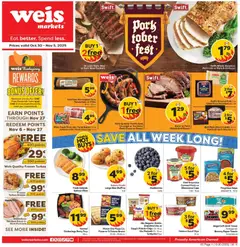 Ad Preview of Weis Weekly Circular - PA from 10/30/2025