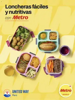 Vista previa de Loncheras fáciles de la tienda Metro válido desde 01/08/2025