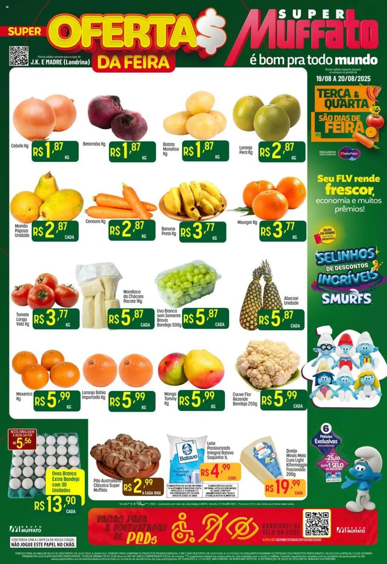 Super Muffato folheto "Ofertas Feira" válido a partir de 19/08/2025 - número de página 1