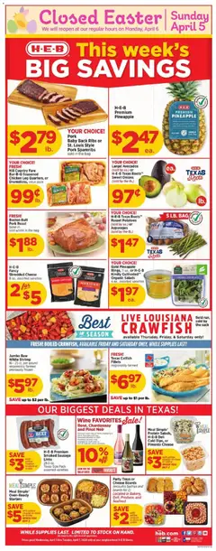 Ad Preview of H-E-B H-E-B Weekly Ad from 04/01/2026