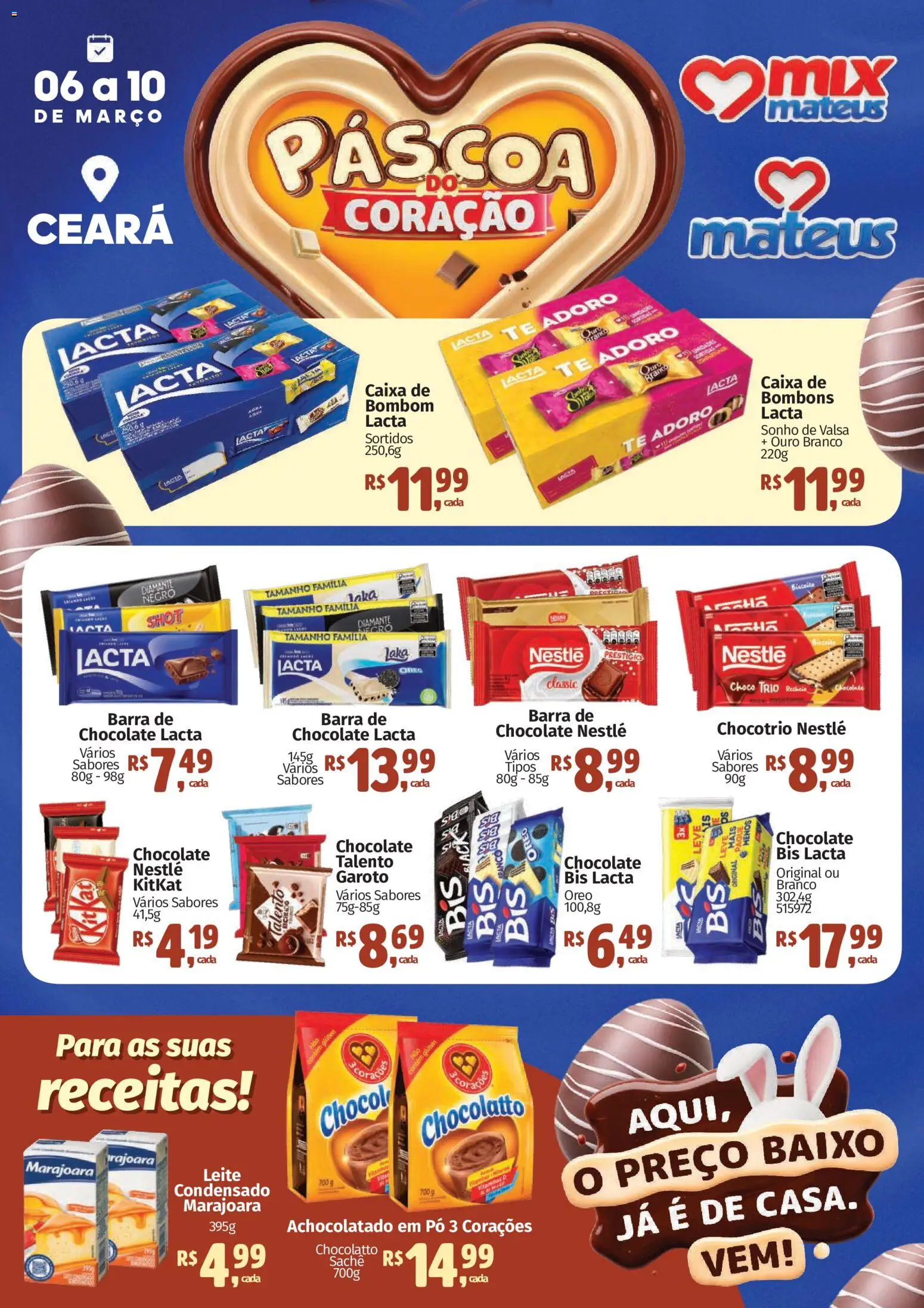 Pré-Visualização do folheto "Mateus ofertas Especial Páscoa" da loja Mateus válido a partir de 06/03/2026