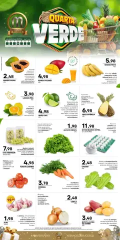Pré-Visualização do folheto "Ofertas Quarta Verde" da loja Mercadão Atacadista válido a partir de 29/10/2025