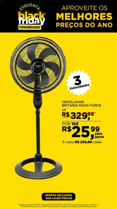Pré-Visualização do folheto "Black Friday" da loja Pernambucanas válido a partir de 13/11/2025