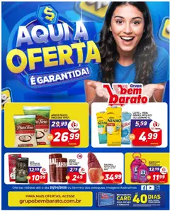 Pré-Visualização do folheto "Ofertas da semana" da loja Supermercado Bem Barato válido a partir de 26/08/2025