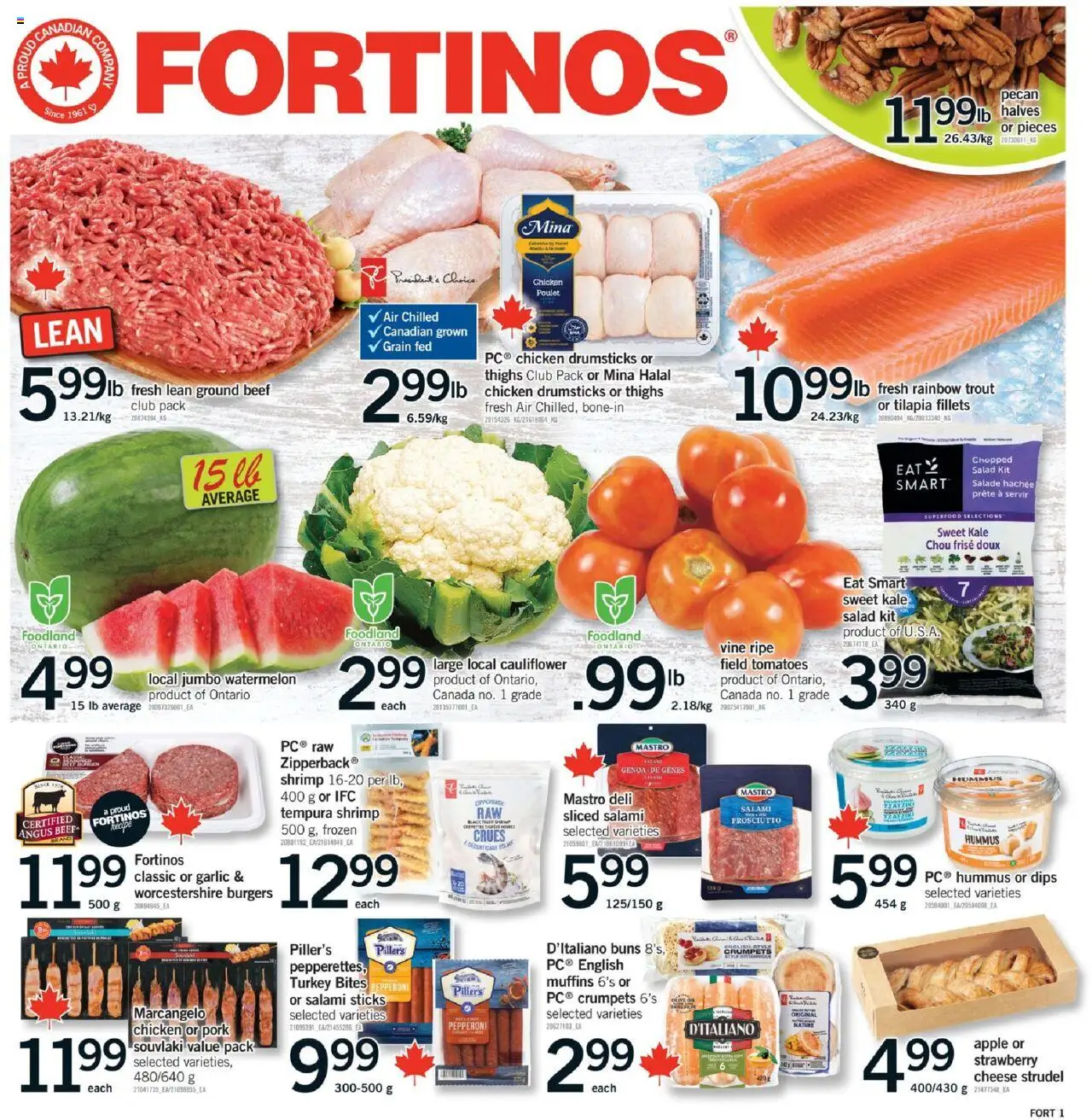 Fortinos flyer valid from Aug 07, 2025 - page number 1