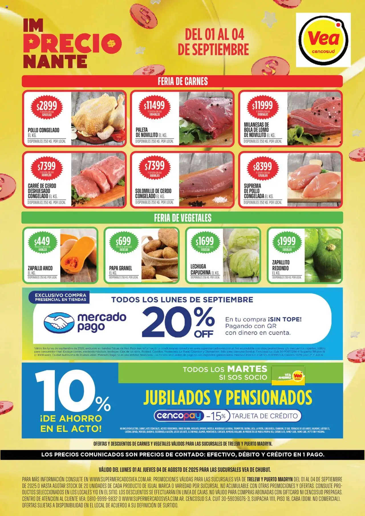 Vea Ofertas - Chubut del 01/09/2025 >> Catálogo