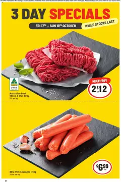 Preview of catalogue 3 Day Specials QLD from shop IGA valid 17/10/2025