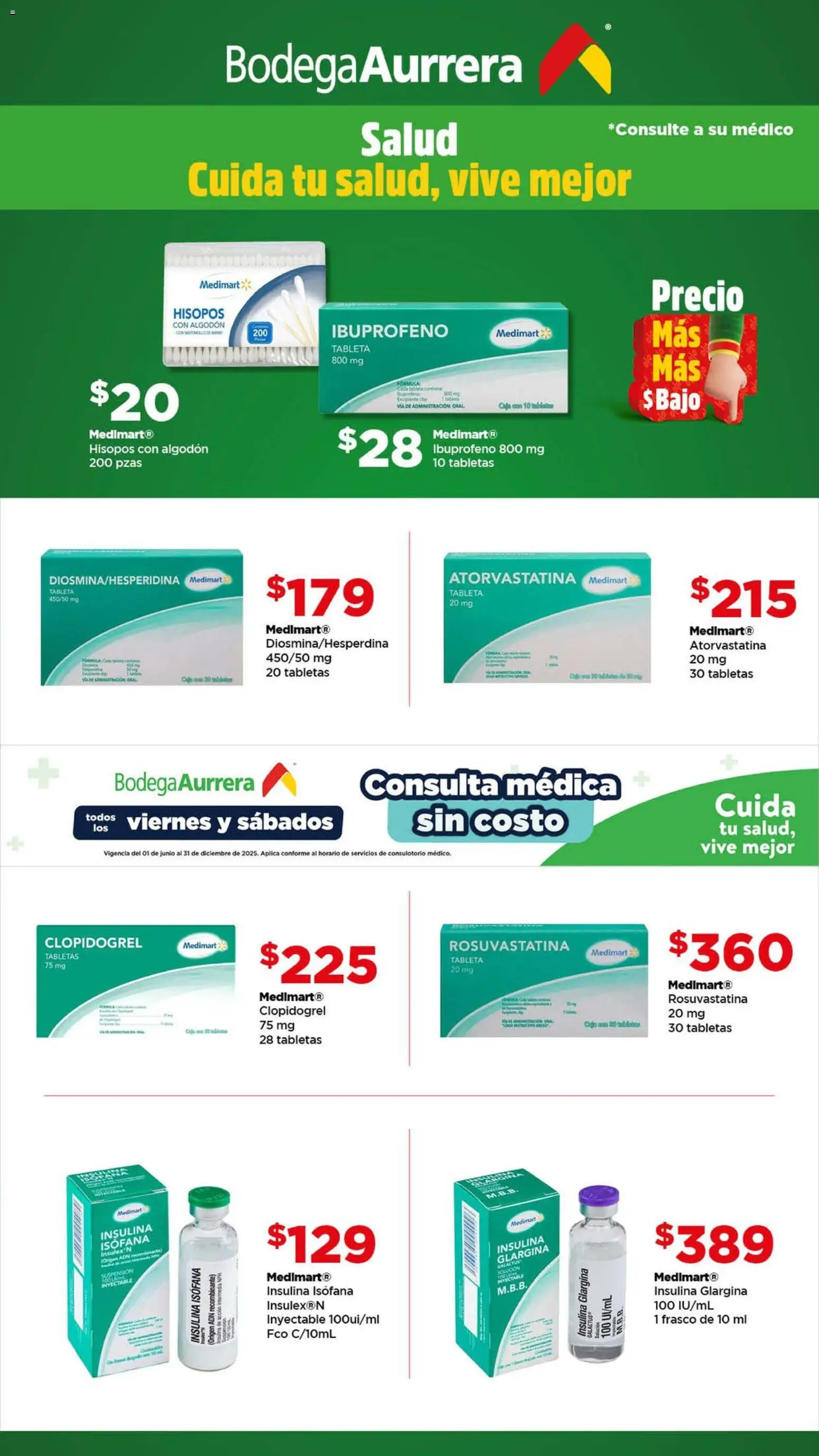 Vista previa las ofertas de la tienda Bodega Aurrerá - Folleto Salud desde el 20/11/2025 