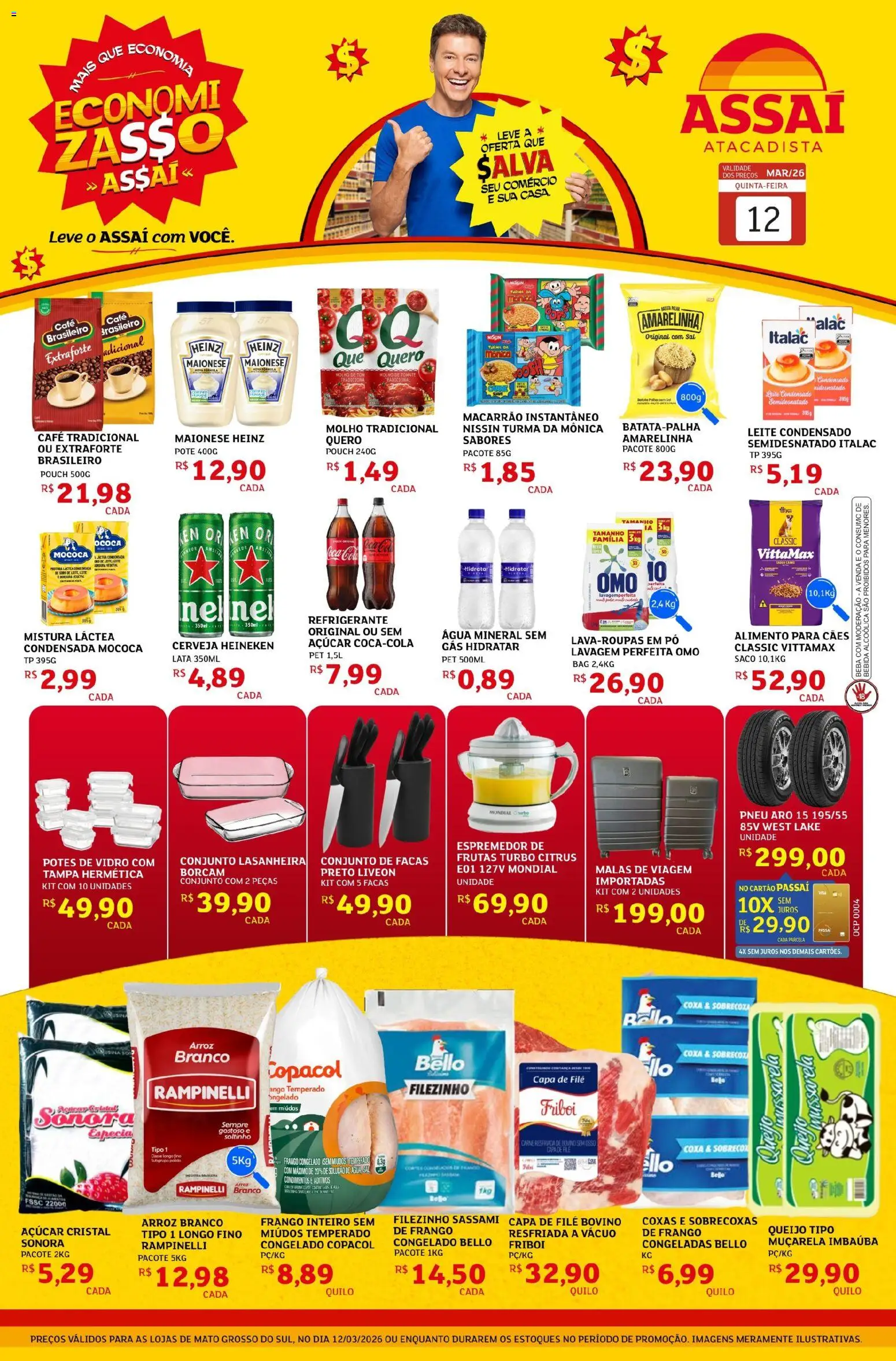 Pré-Visualização do folheto "Assaí Atacadista ofertas - MS" da loja Assaí Atacadista válido a partir de 12/03/2026