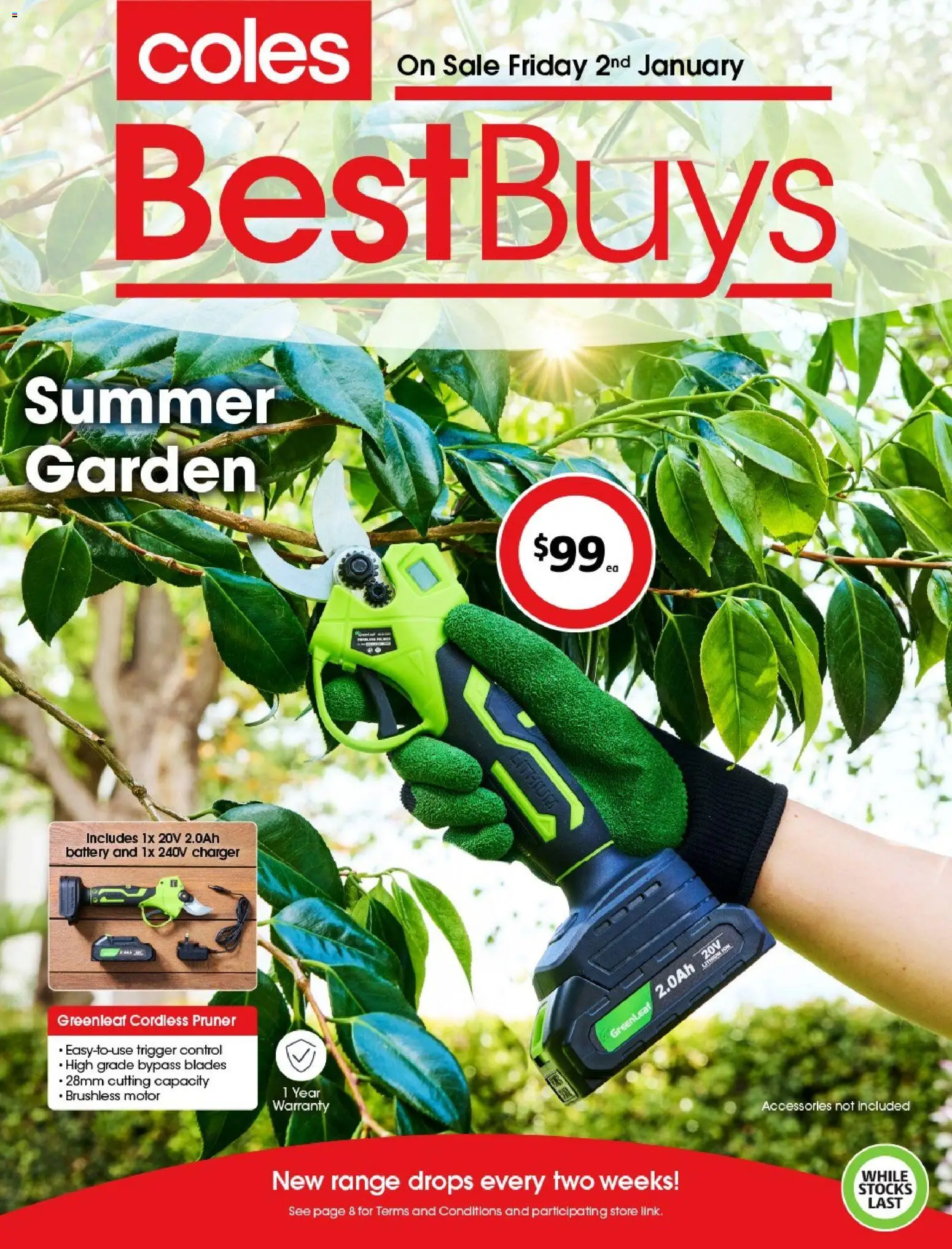 Preview of catalogue BestBuys - Summer Garden from shop Coles valid 02/01/2026