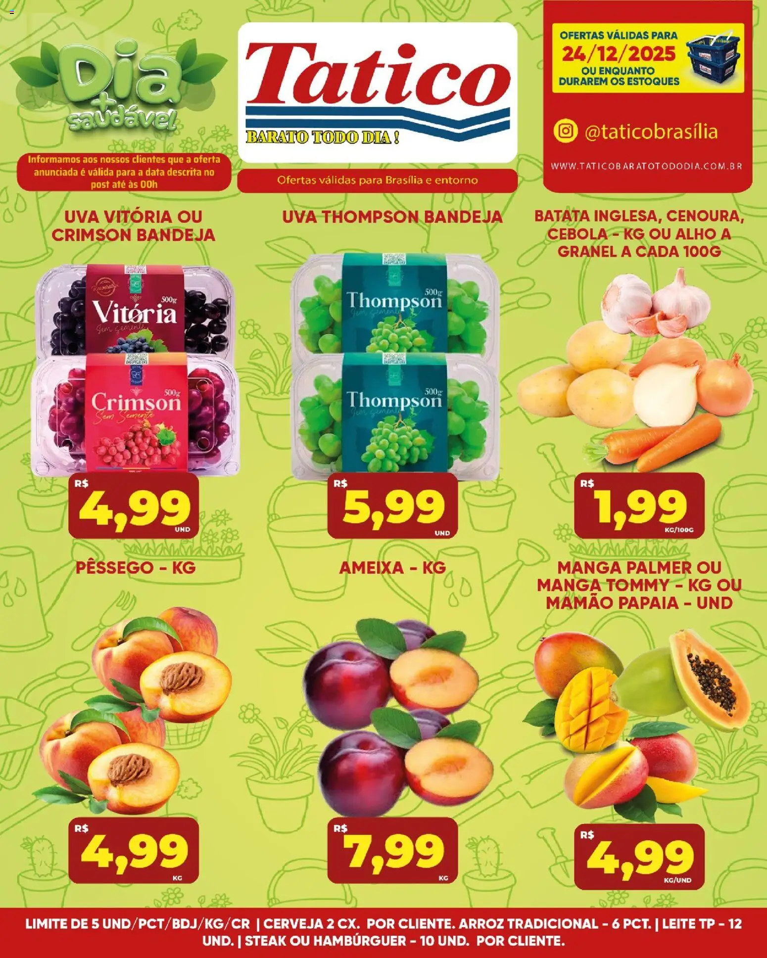 Pré-Visualização do folheto "Ofertas do Dia" da loja Tatico válido a partir de 24/12/2025