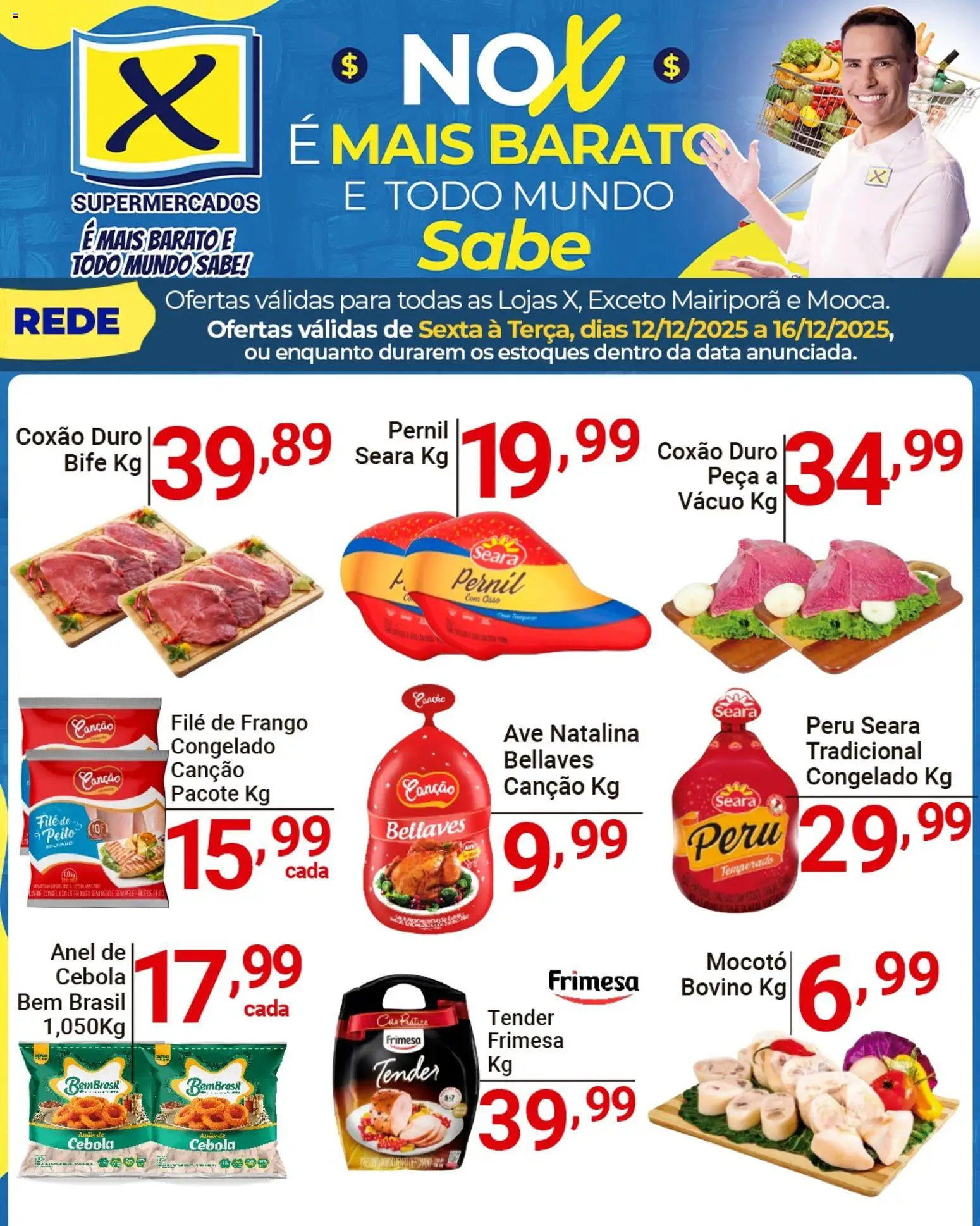Pré-Visualização do folheto "Ofertas da semana" da loja X Supermercados válido a partir de 12/12/2025