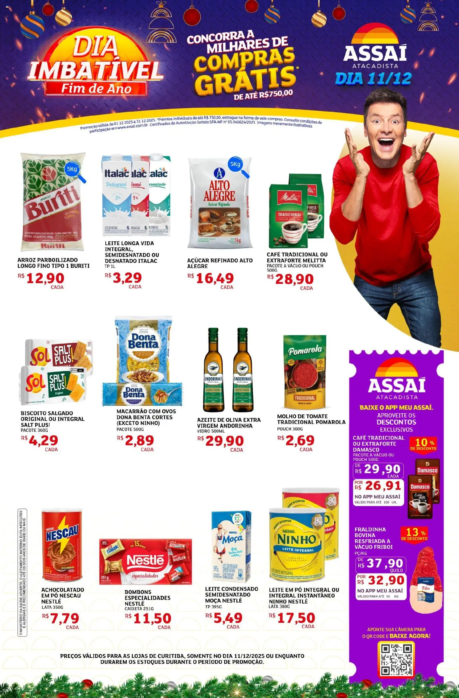 Pré-Visualização do folheto "Encarte - PR" da loja Assaí Atacadista válido a partir de 11/12/2025