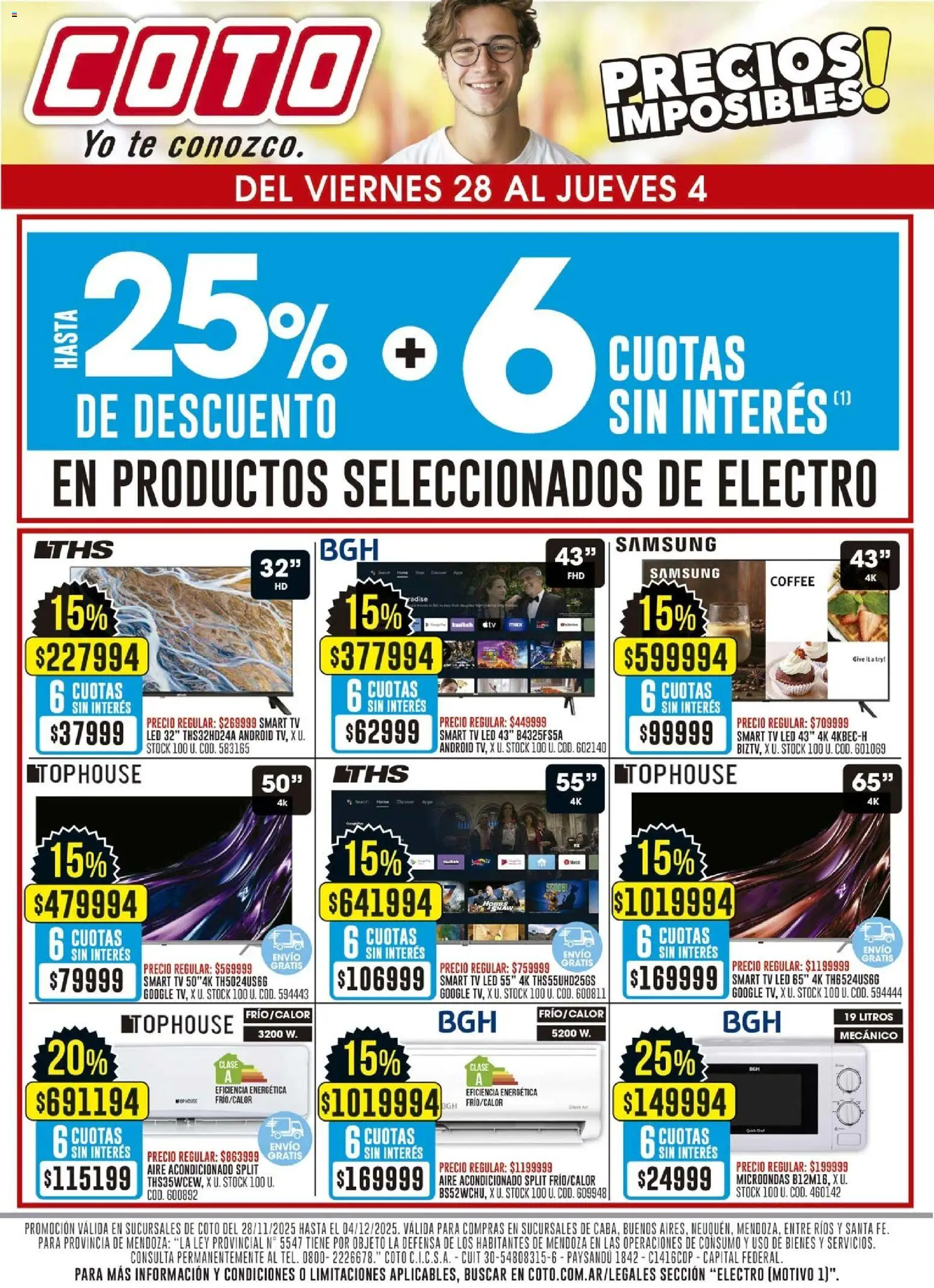 Vista previa del folleto de la tienda Coto válido desde el 28/11/2025 