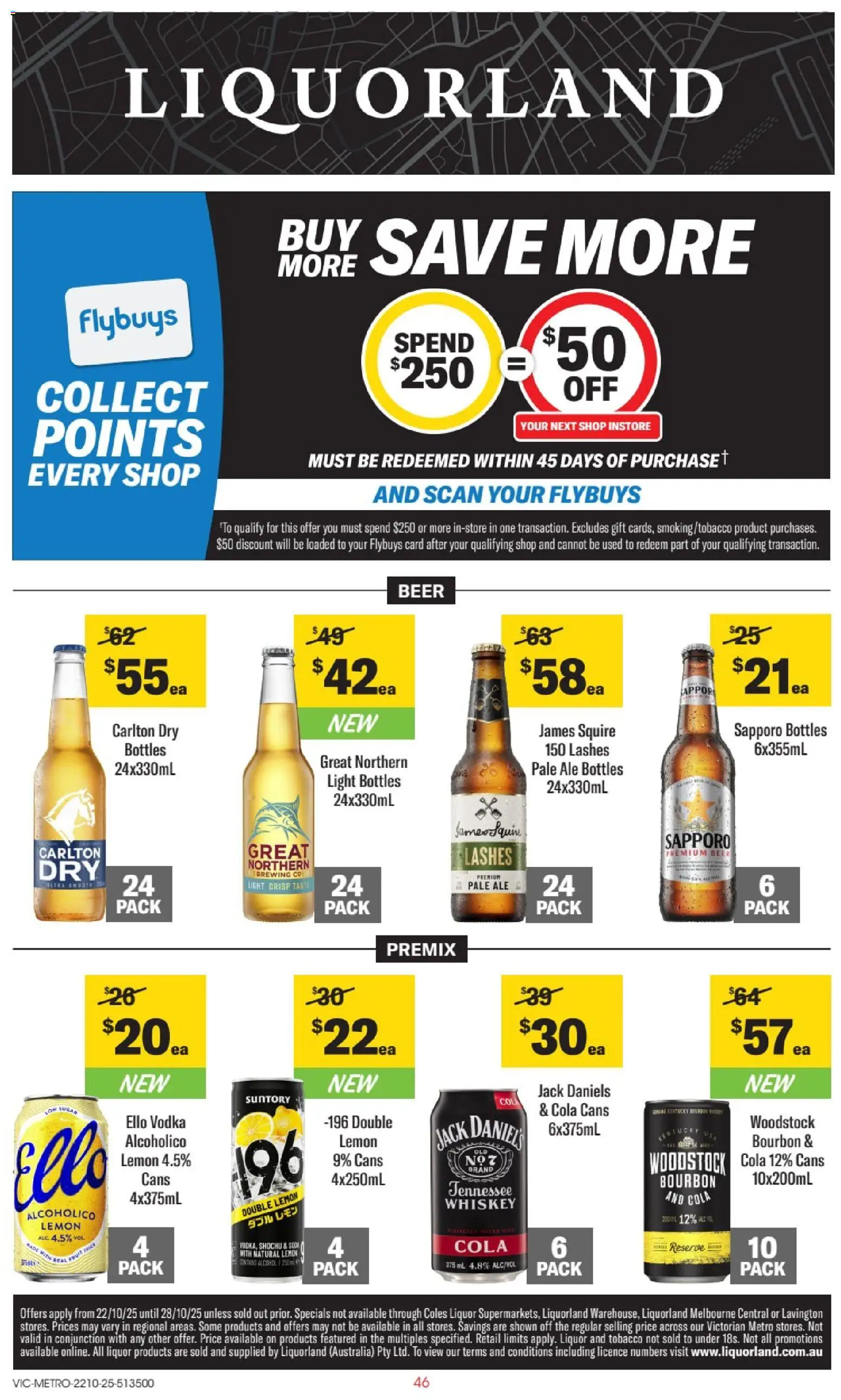 Liquorland catalogue valid from 22/10/2025 - page 1