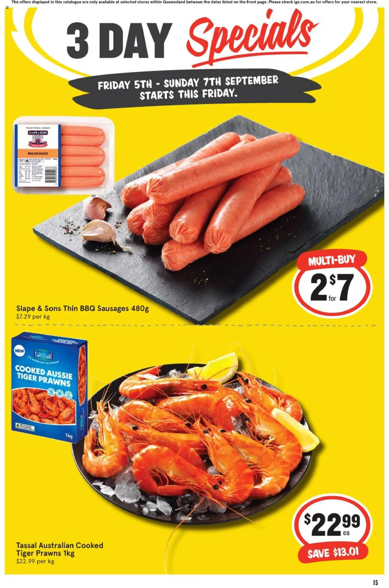 IGA catalogue valid from 05/09/2025 - page 1