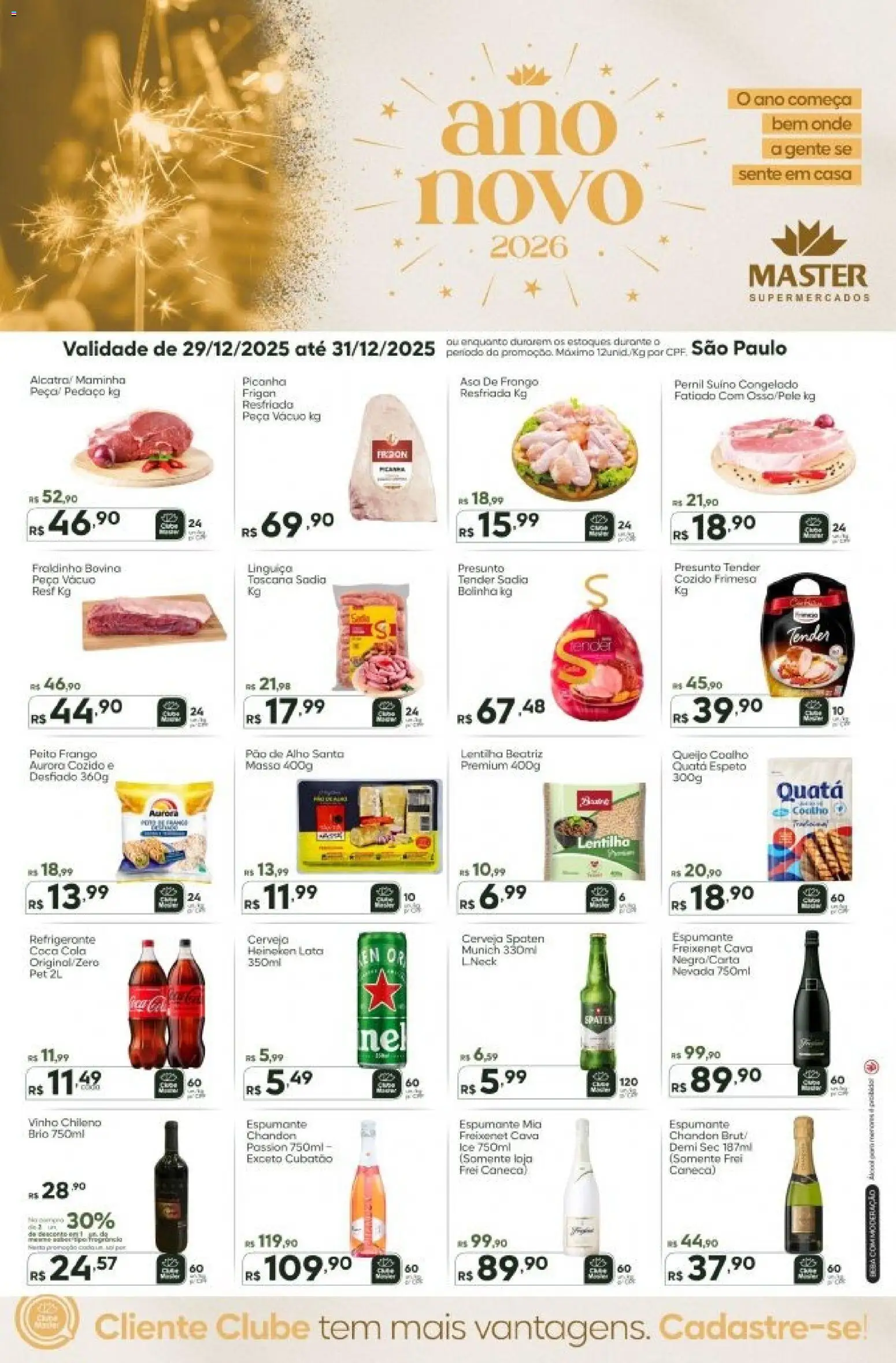 Pré-Visualização do folheto "Ofertas da semana" da loja Master válido a partir de 29/12/2025