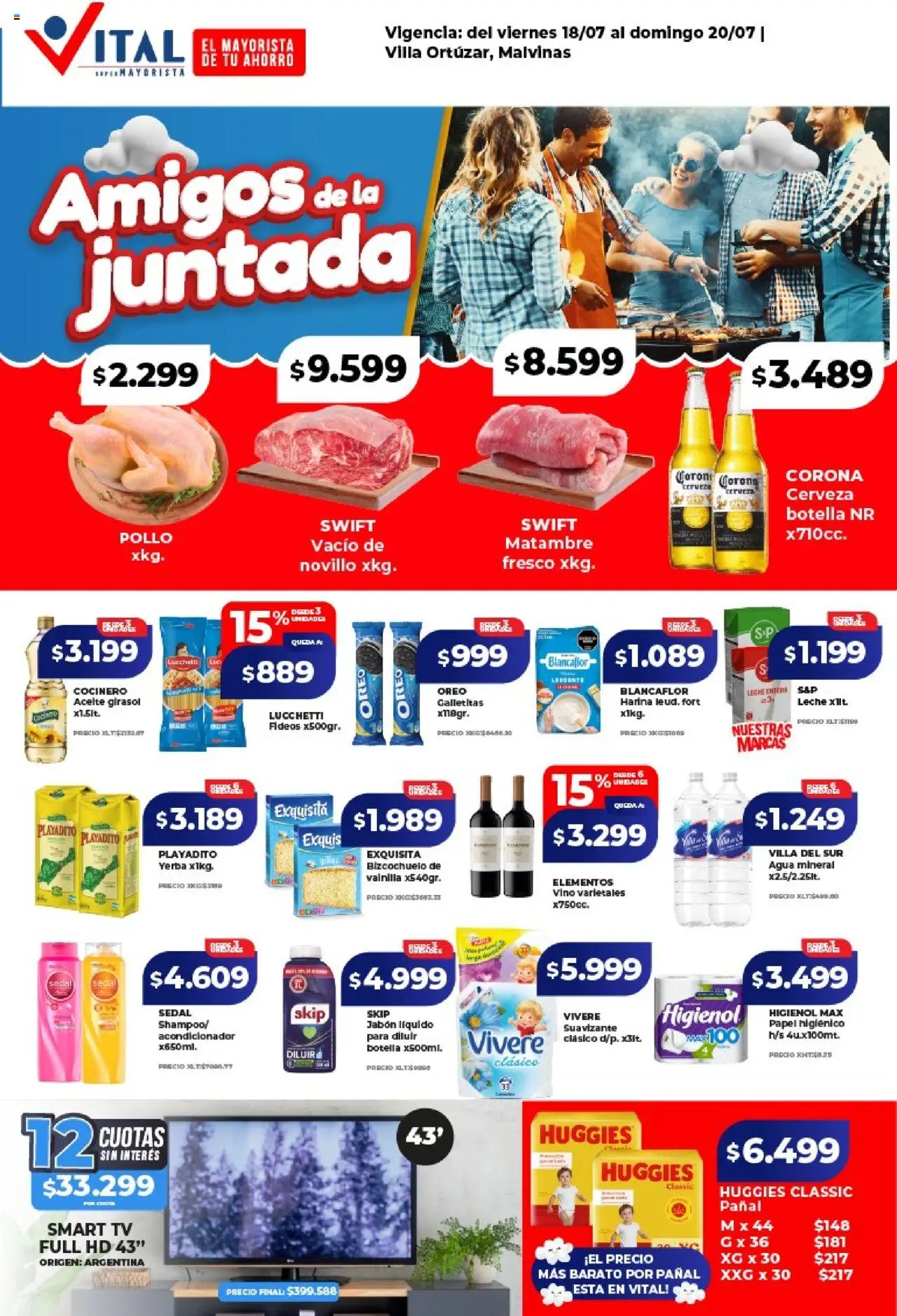 Vital Ofertas fin de semana - Malvinas del 18/07/2025 >> Catálogo