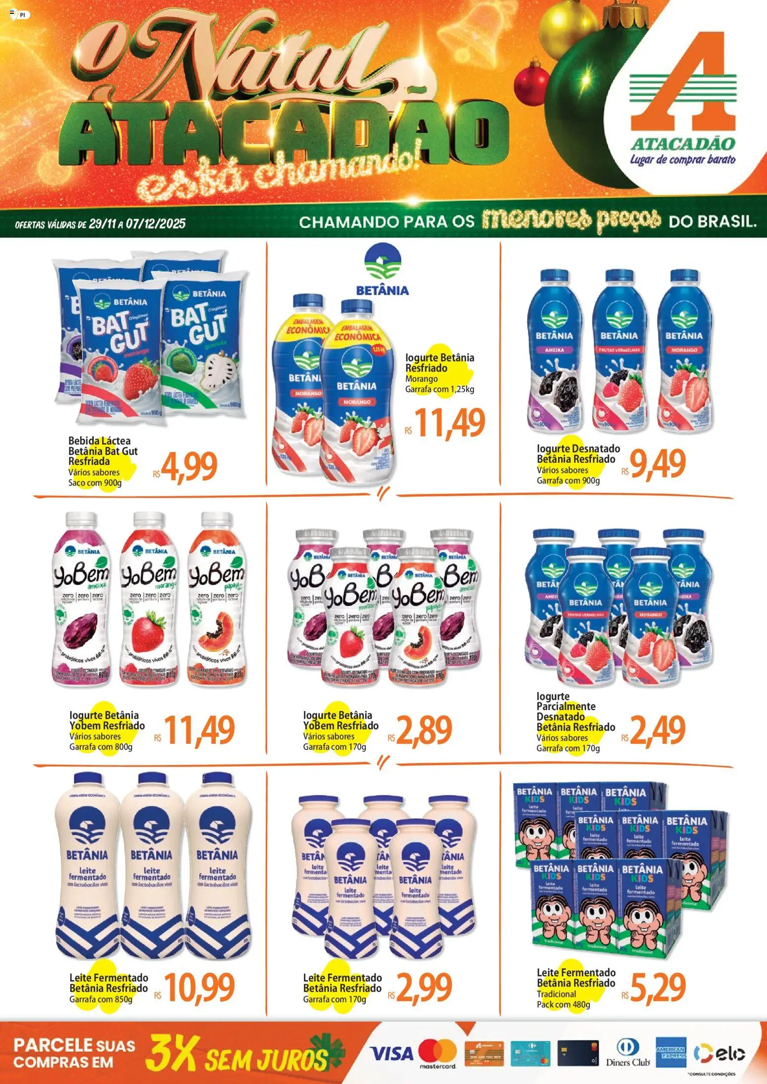 Pré-Visualização do folheto "Ofertas - PI" da loja Atacadão válido a partir de 29/11/2025