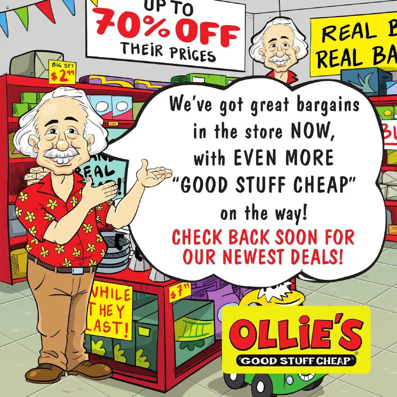 Ollie's Weekly Ad from 08/03/2025 - Flyer - Page number 1