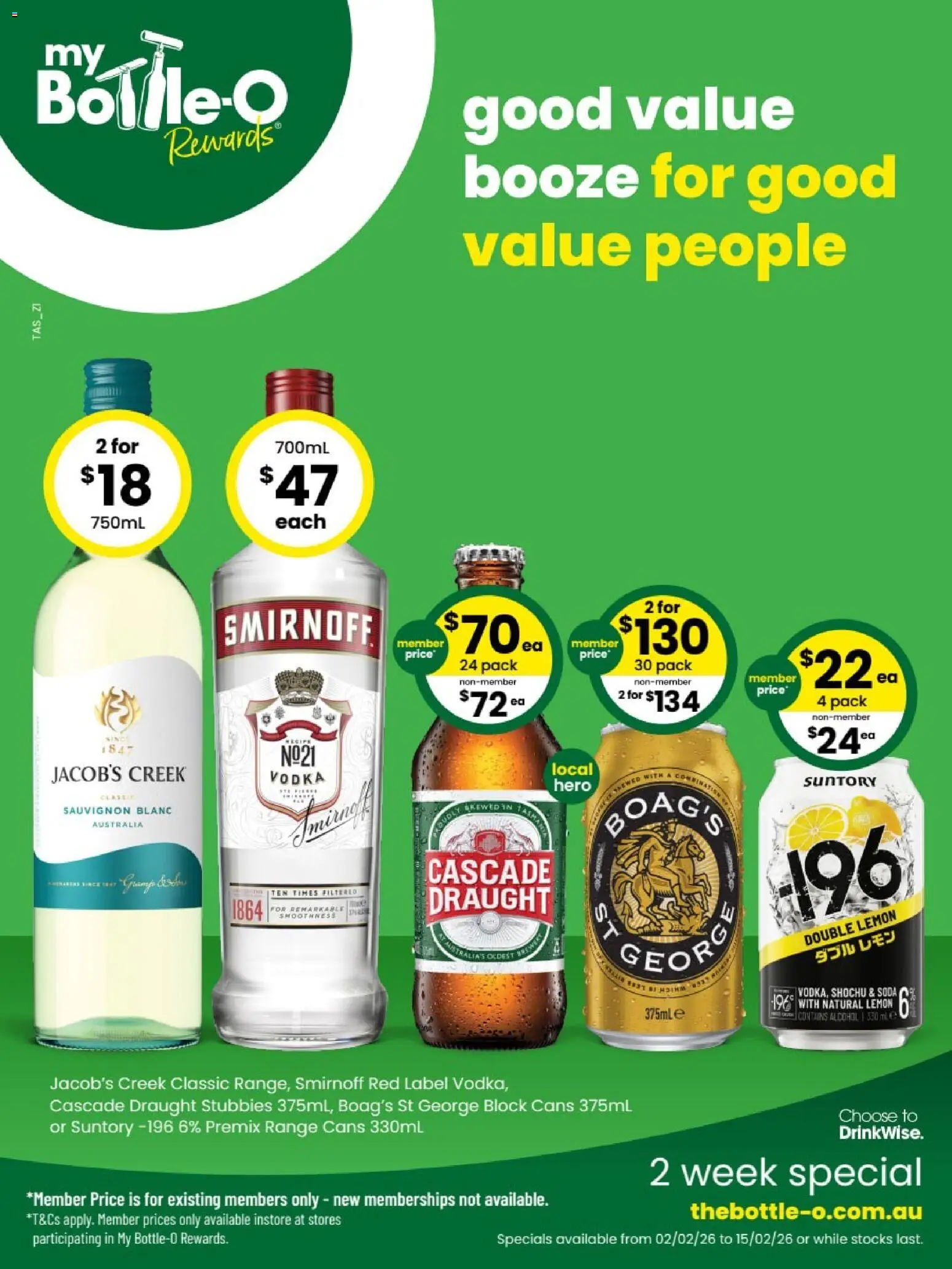 Preview of catalogue Catalogue ALONNAH from shop The Bottle-O valid 02/02/2026