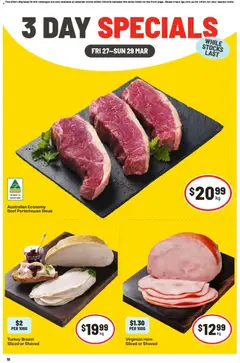 Preview of catalogue IGA 3 Day Specials VIC from shop IGA valid 27/03/2026