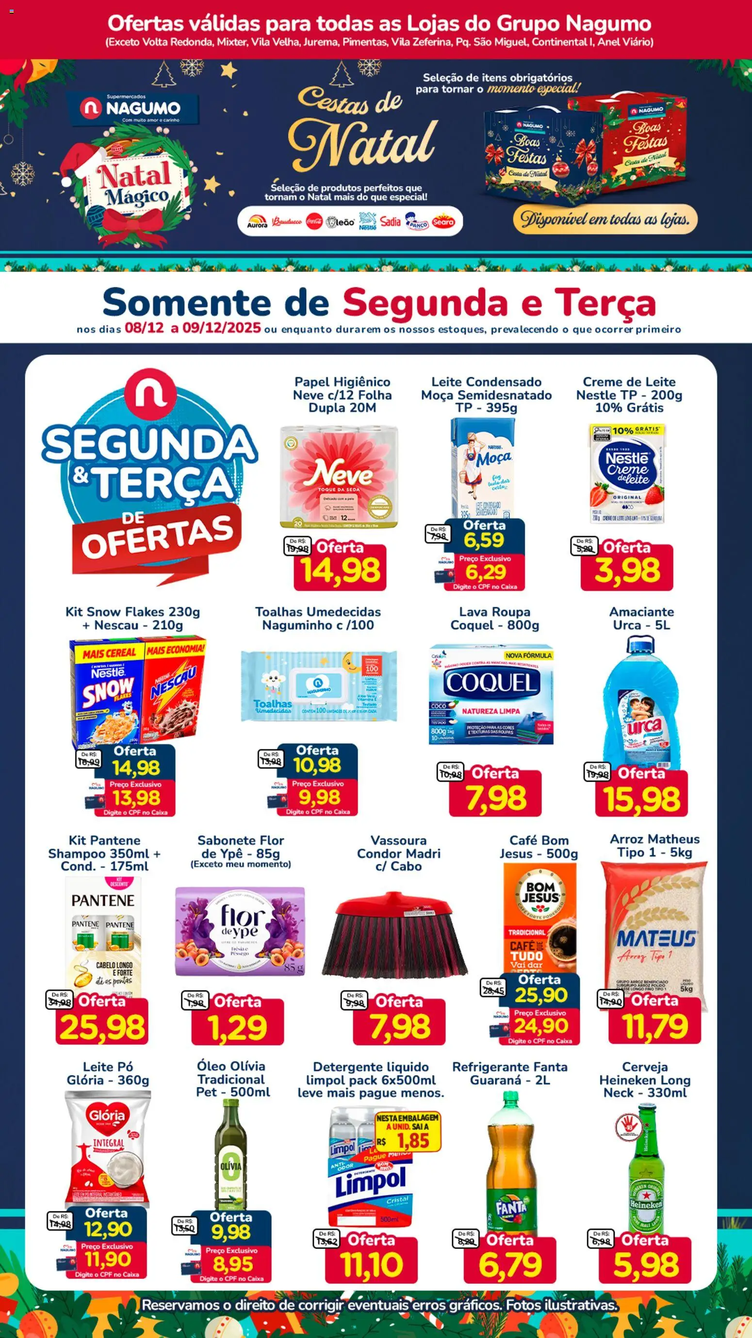 Pré-Visualização do folheto "Ofertas da semana" da loja Nagumo válido a partir de 08/12/2025