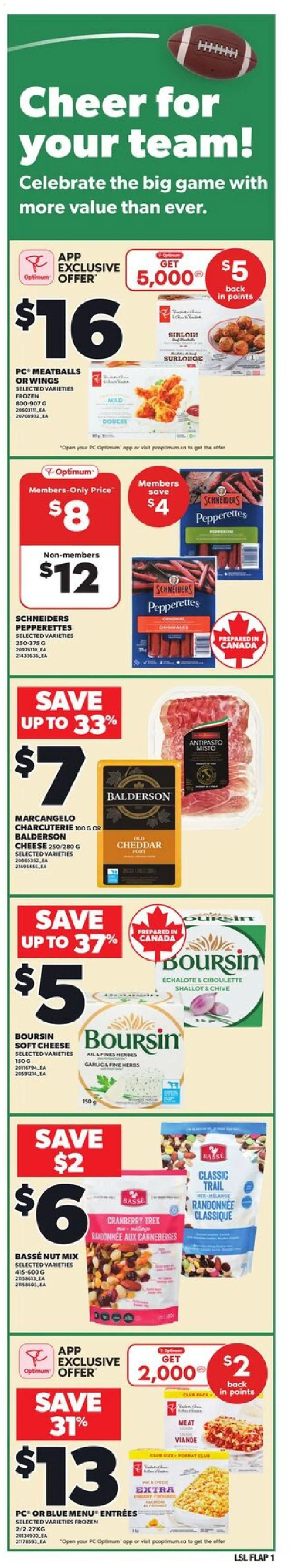 Preview of leaflet Weekly flyer / circulaire from shop Loblaws is valid from Nov 13, 2025