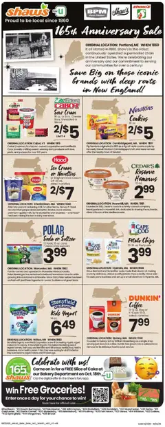 Ad Preview of Shaw's Weekly Ad - VT from 10/17/2025
