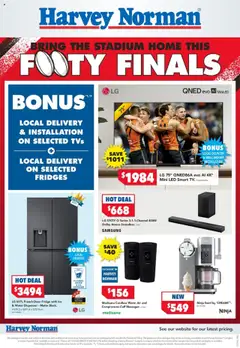 Preview of catalogue Catalogue from shop Harvey Norman valid 11/09/2025