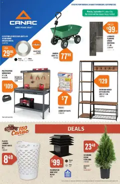Preview of leaflet Weekly Flyer from shop Canac is valid from Aug 28, 2025
