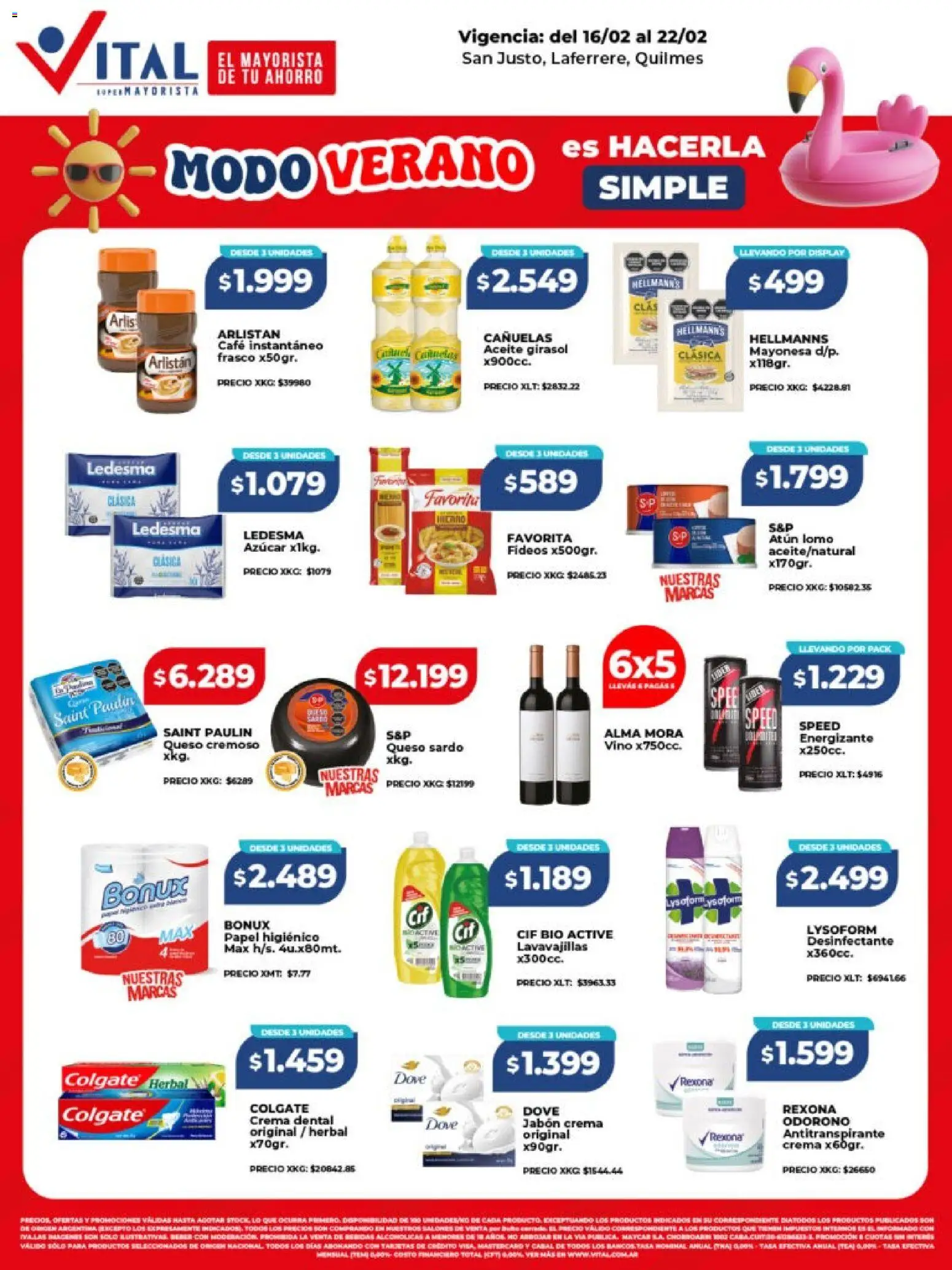 Vista previa del folleto de la tienda Vital válido desde el 16/02/2026 