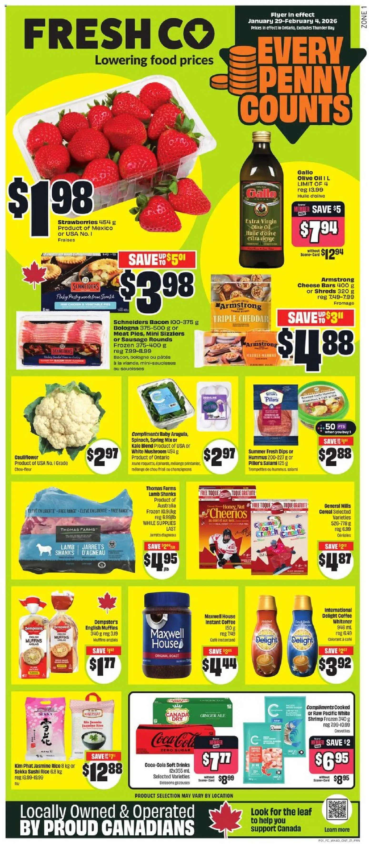 Preview of leaflet Weekly flyer / circulaire from shop FreshCo is valid from Jan 29, 2026