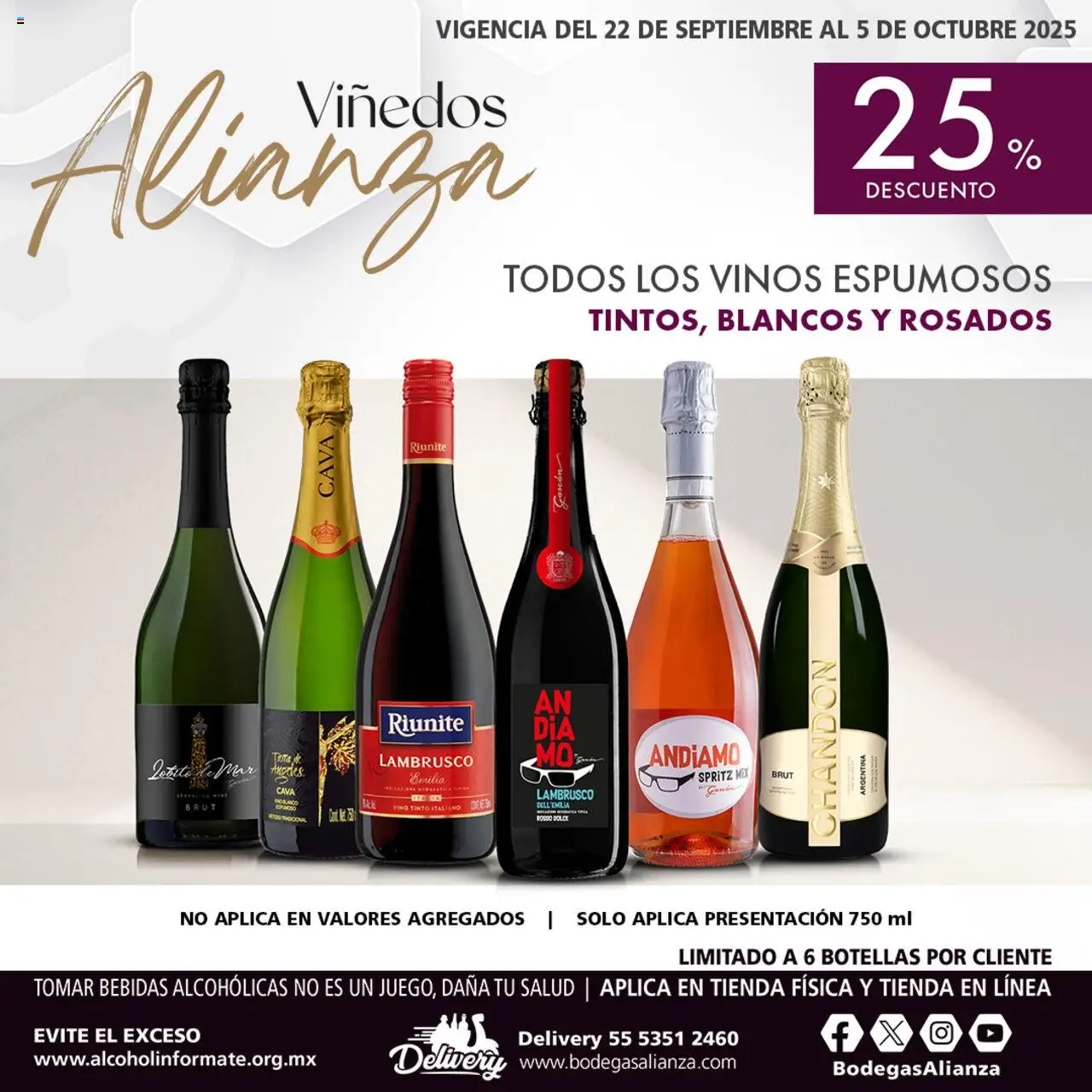 Catálogo Viñedos Bodegas Alianza y sus promociones válidas desde el 22/09/2025 - Número de página 1