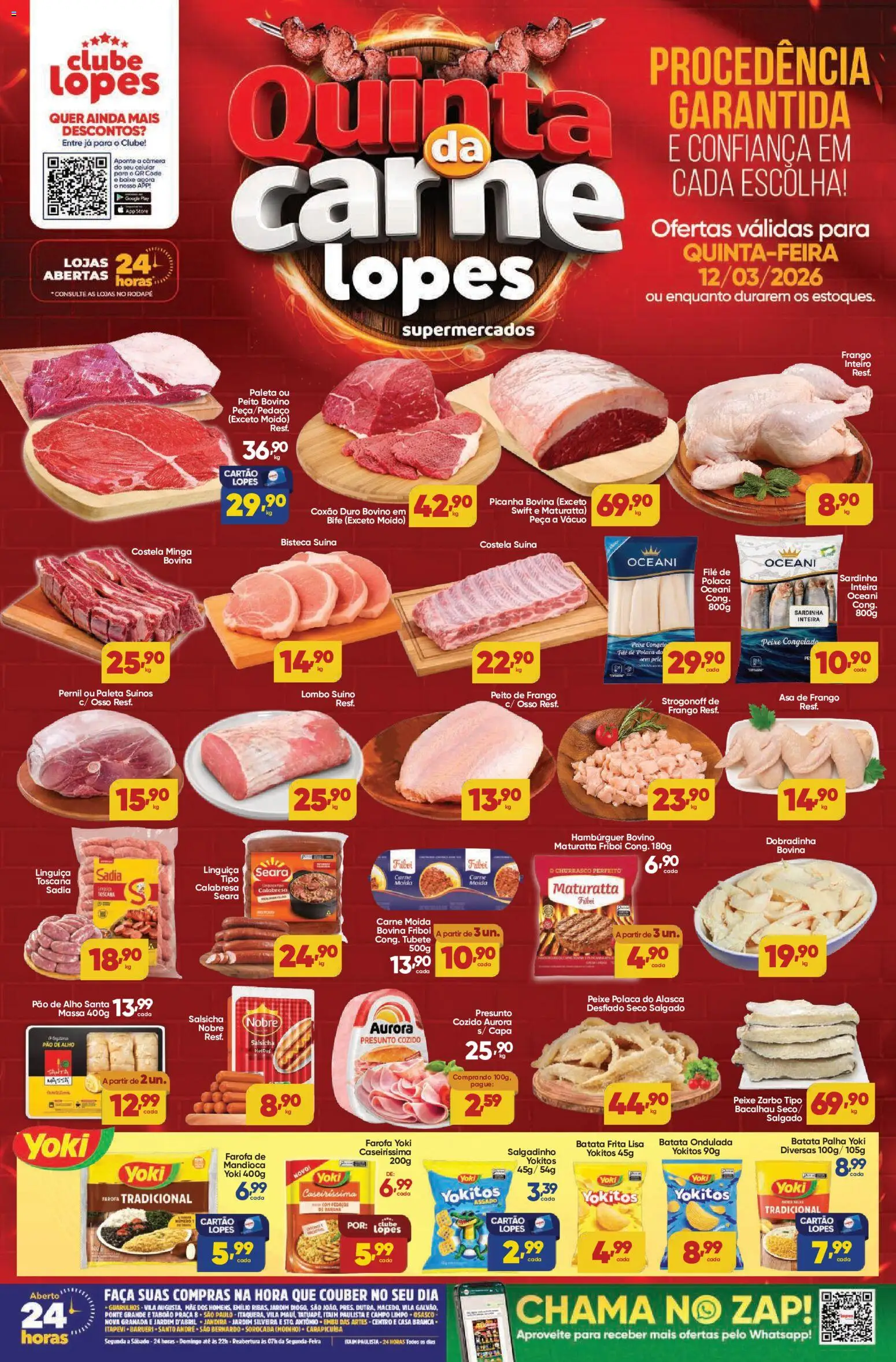 Pré-Visualização do folheto "Lopes Supermercados - Ofertas da semana" da loja Lopes Supermercados válido a partir de 12/03/2026