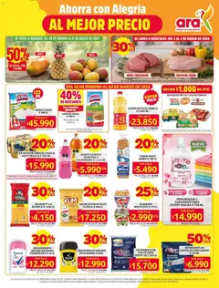  Vista previa del prospecto Ahorra con precios bajos y ofertas en la canasta familiar del almacen Ara válida del 26/02/2026 al 04/03/2026