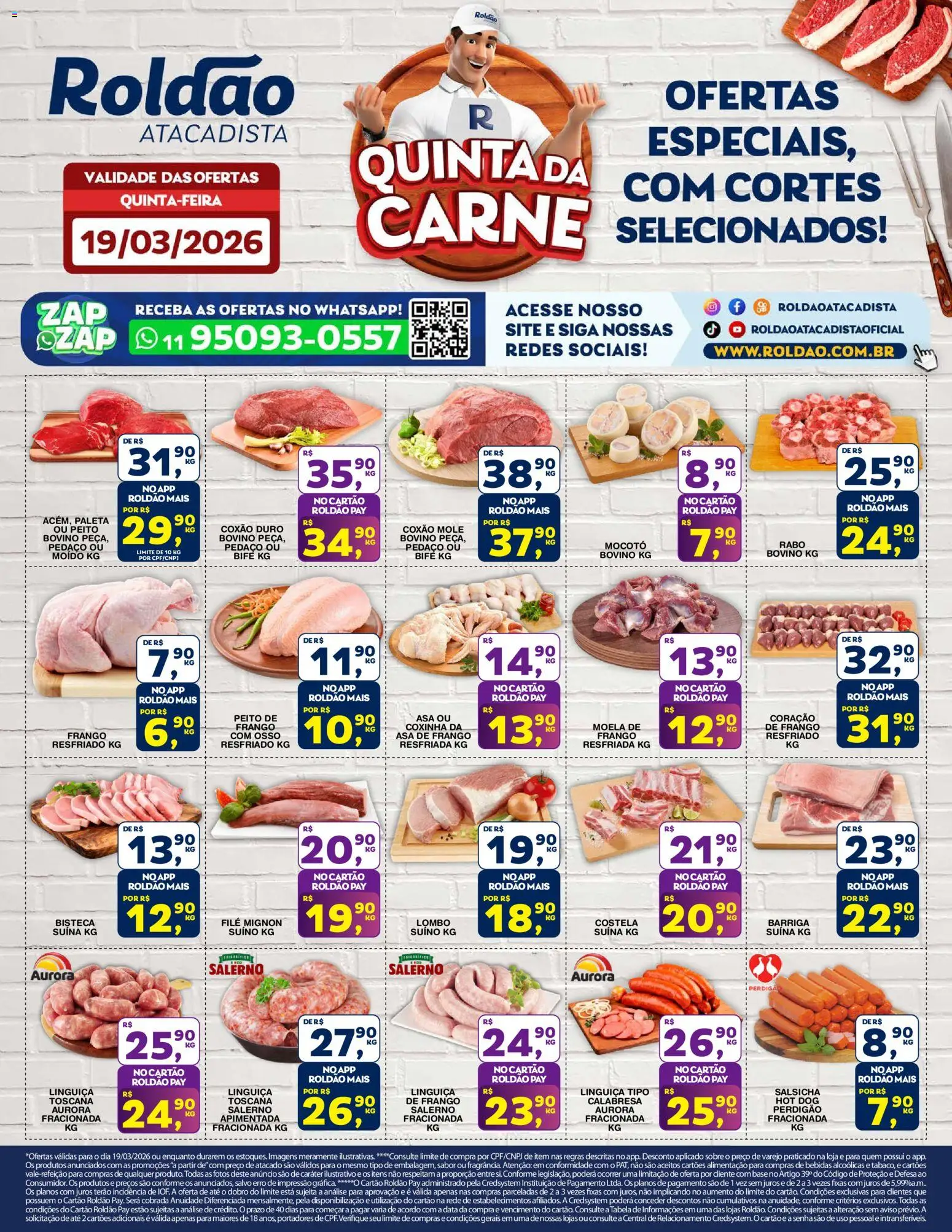 Pré-Visualização do folheto "Roldão ofertas Quinta da Carne" da loja Roldão válido a partir de 19/03/2026