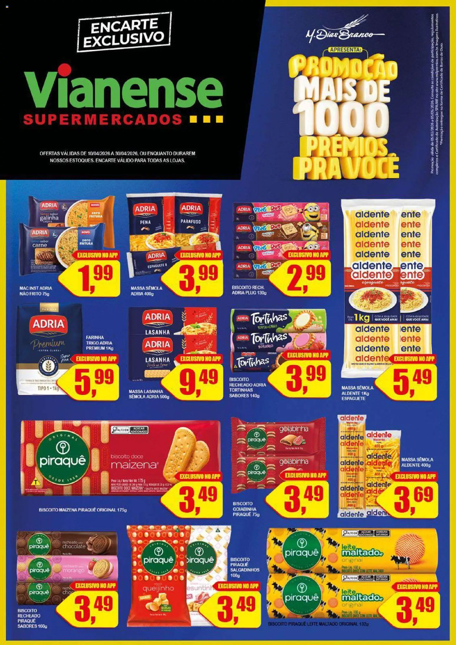 Pré-Visualização do folheto "Vianense ofertas Exclusivo" da loja Vianense válido a partir de 10/04/2026