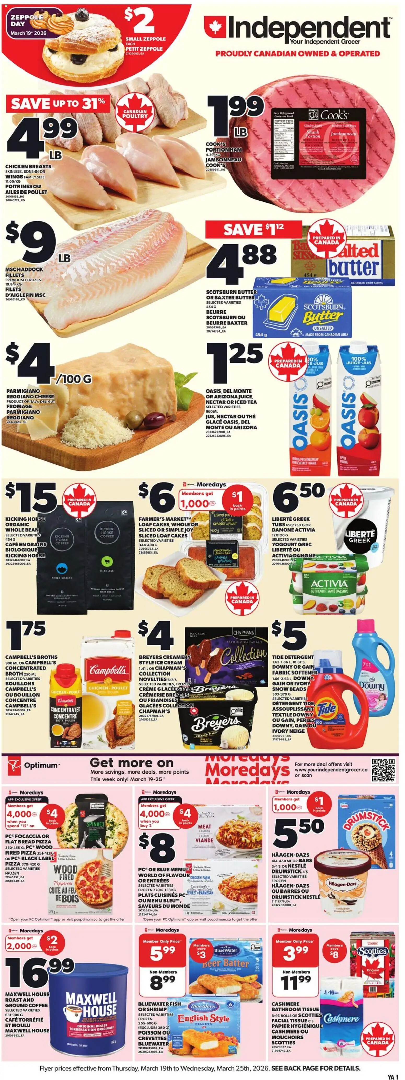 Preview of leaflet Weekly Flyer - NS from shop Independent Grocer is valid from Mar 19, 2026
