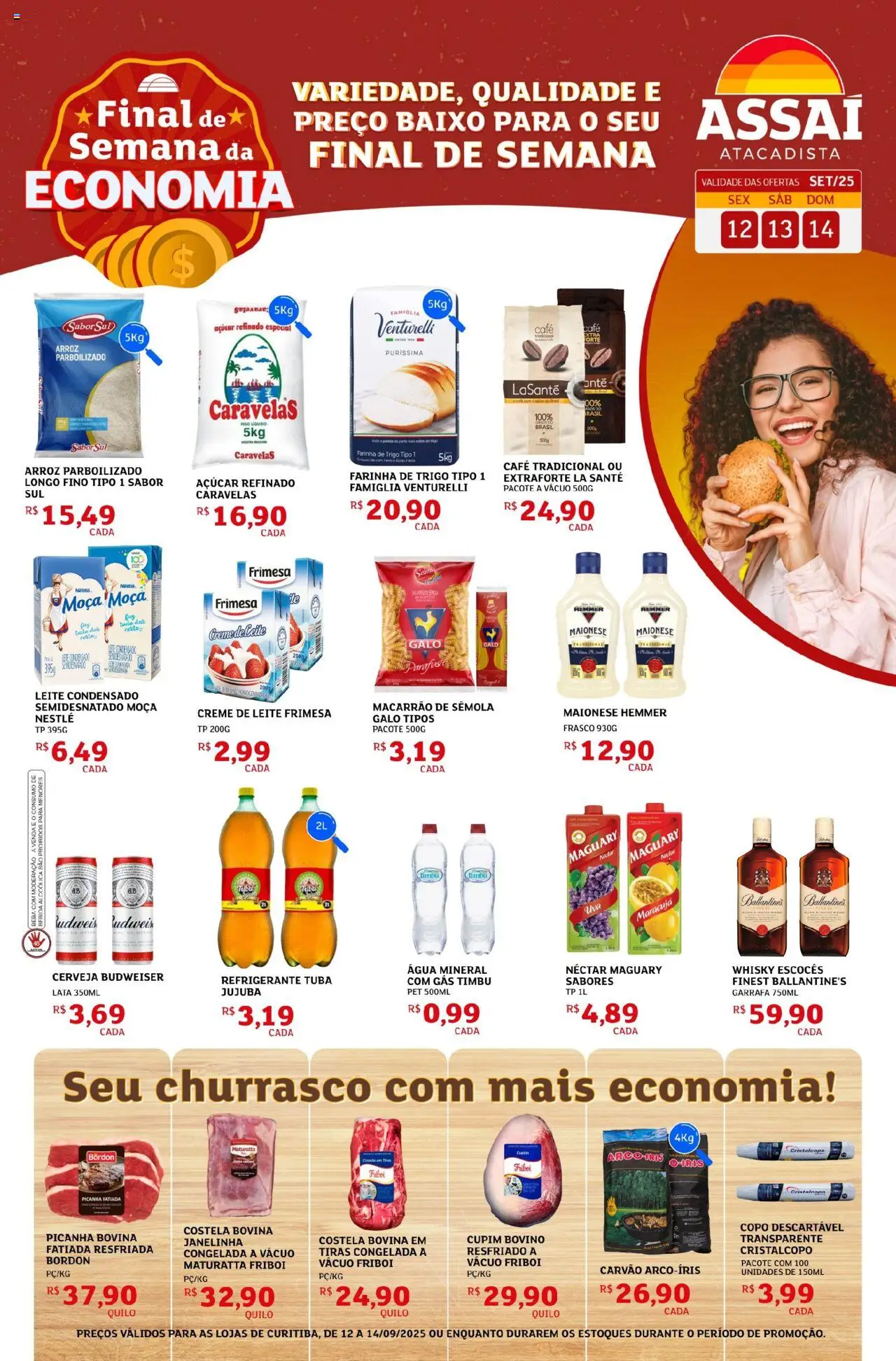 Assaí Atacadista folheto "Encarte - PR" válido a partir de 12/09/2025 - número de página 1