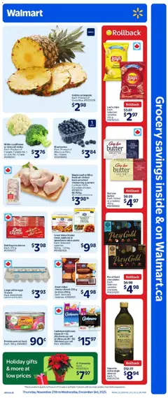 Preview of leaflet Weekly Flyer from shop Walmart is valid from Nov 27, 2025
