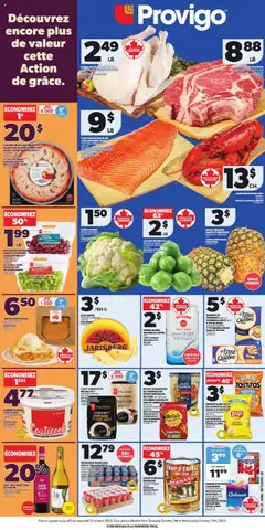 Preview of leaflet Weekly flyer / circulaire from shop Provigo is valid from Oct 09, 2025