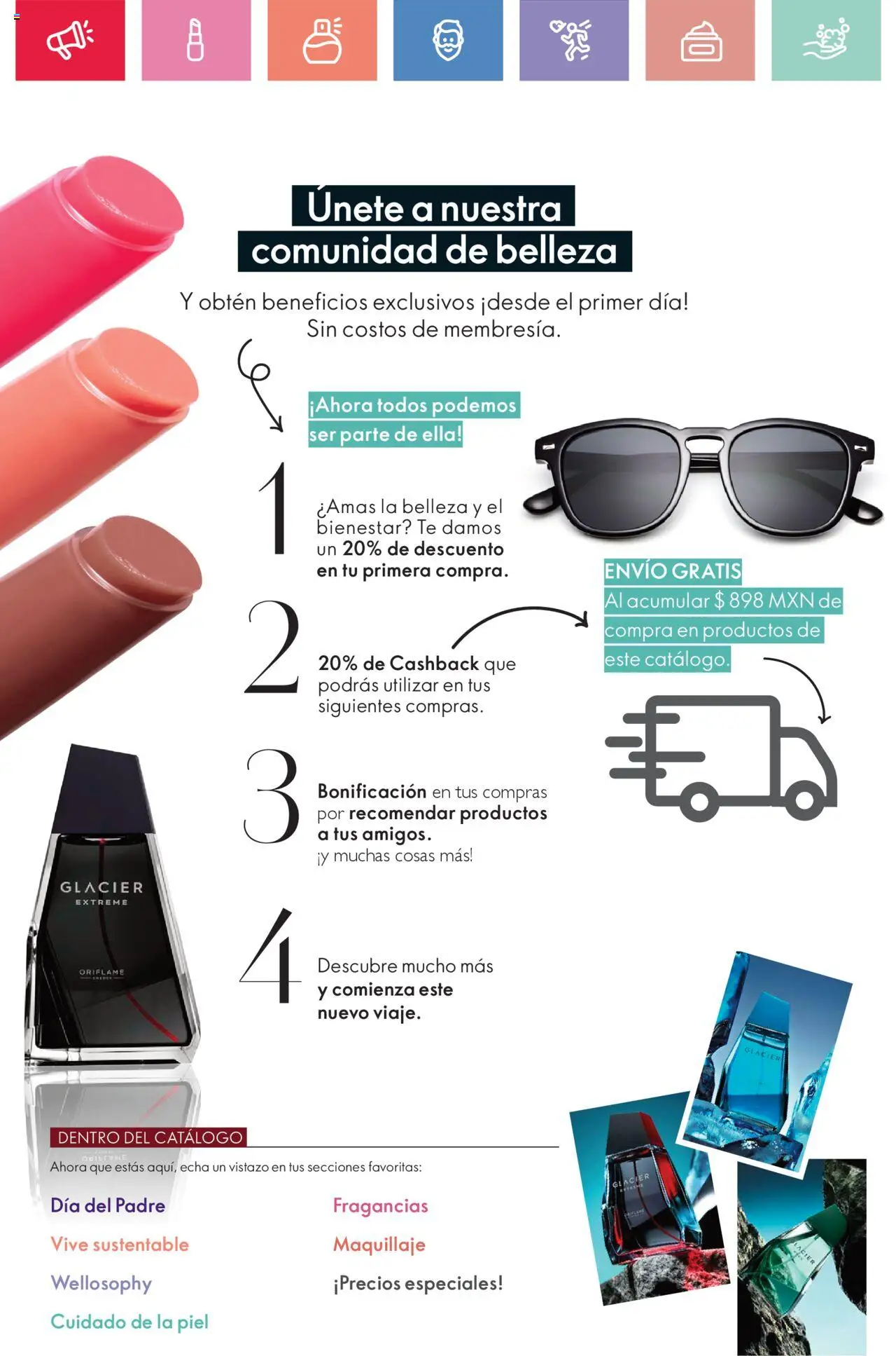 Campaña 8 2025 Oriflame y sus promociones válidas desde el 31/05/2025 - Número de página 2