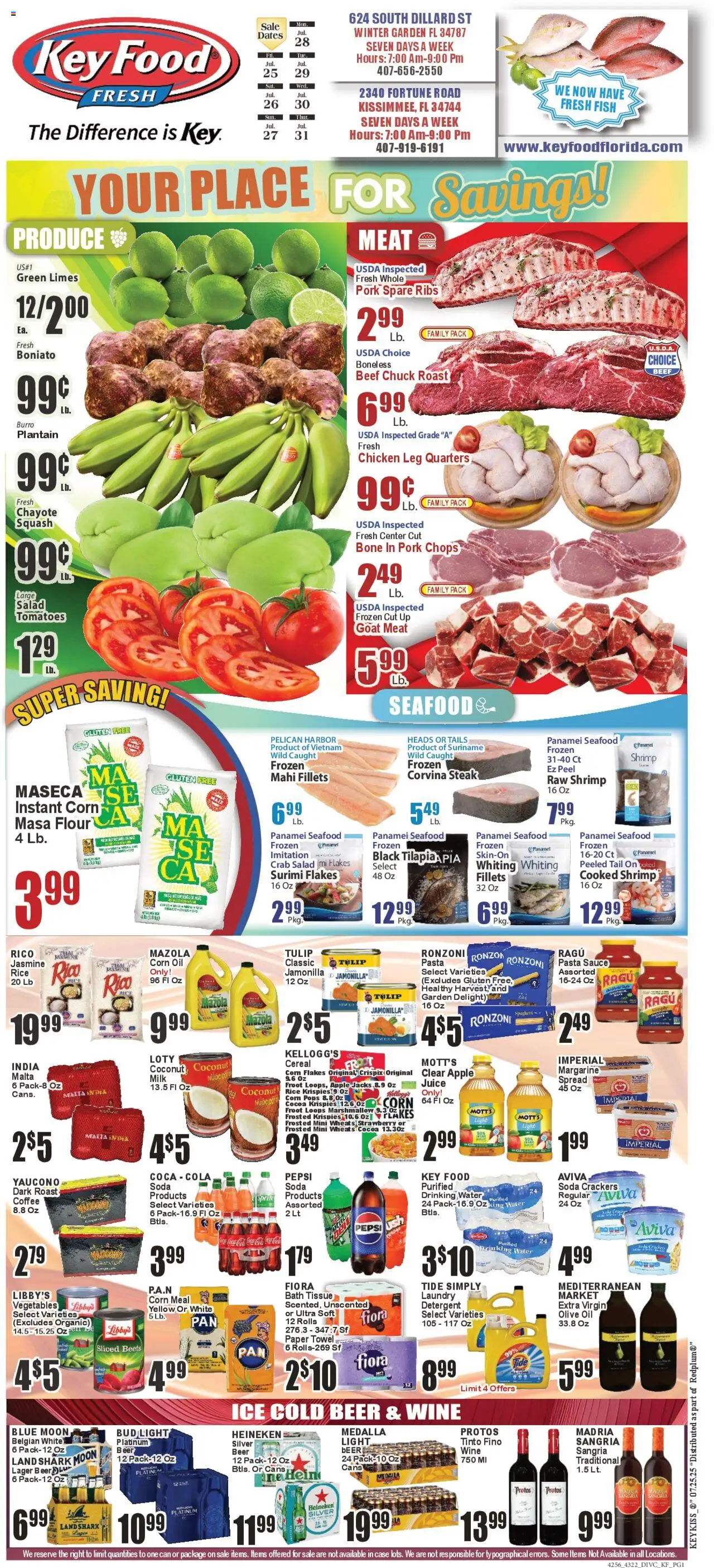 Key Food Weekly Circular (07/25/2025) >> Weekly Ad - Page number 1