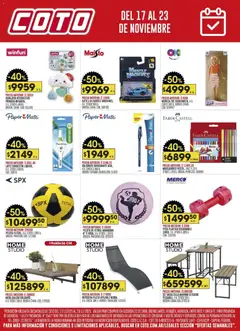 Vista previa del folleto de la tienda Coto válido desde el 17/11/2025 