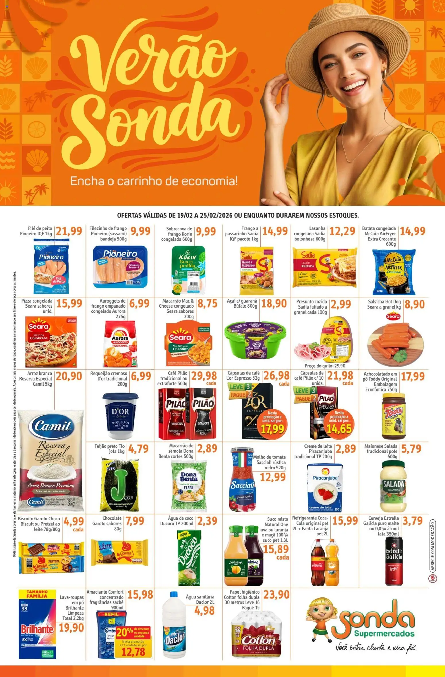 Pré-Visualização do folheto "Ofertas da semana" da loja Sonda válido a partir de 19/02/2026